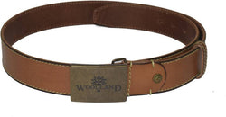 Woodland Men Tan Genuine Leather Belt